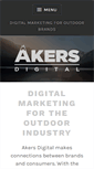 Mobile Screenshot of akersdigital.com